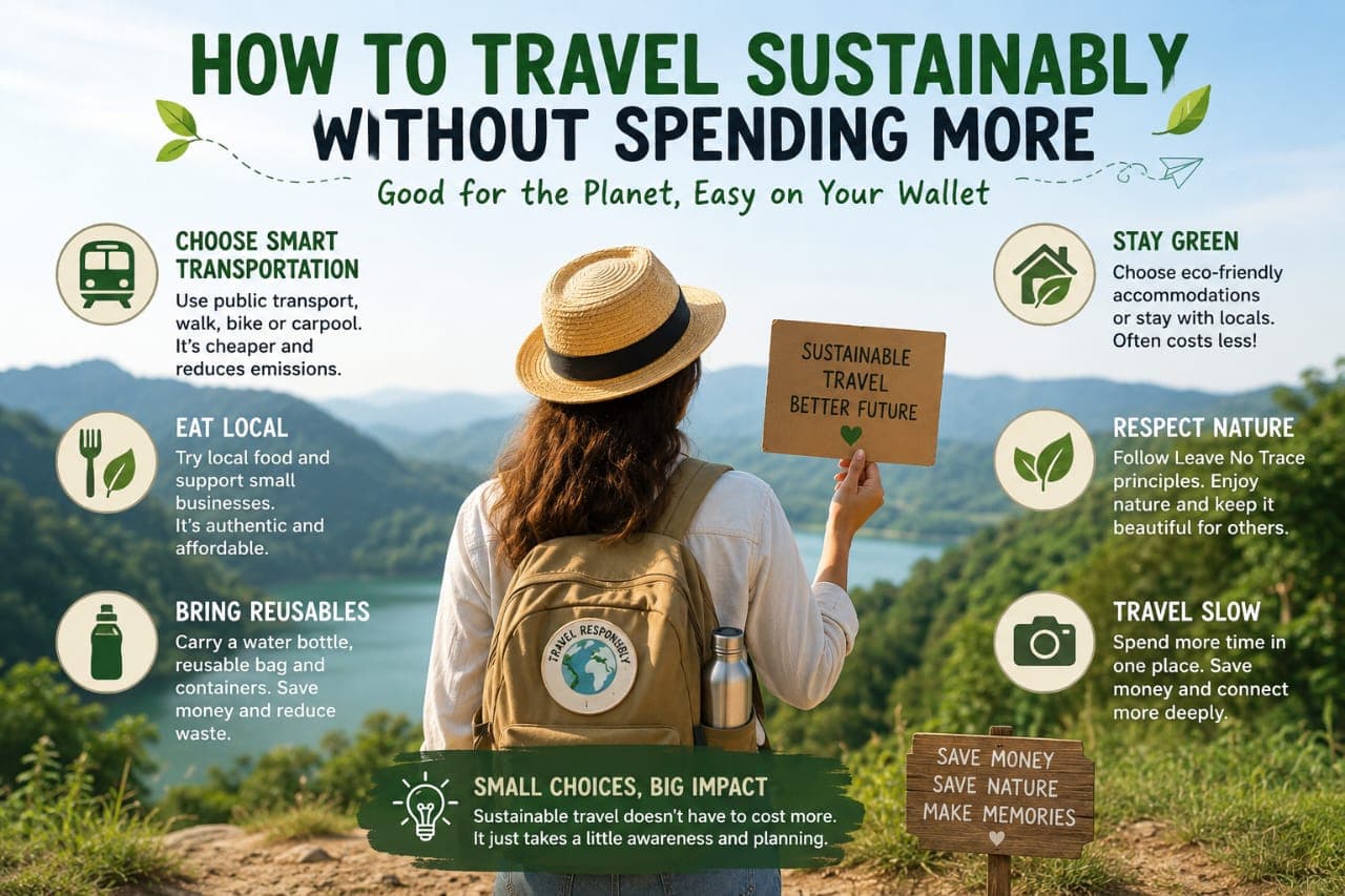 How to Travel Sustainably Without Spending More